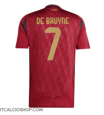 Belgio Kevin De Bruyne #7 Prima Maglia Europei 2024 Manica Corta